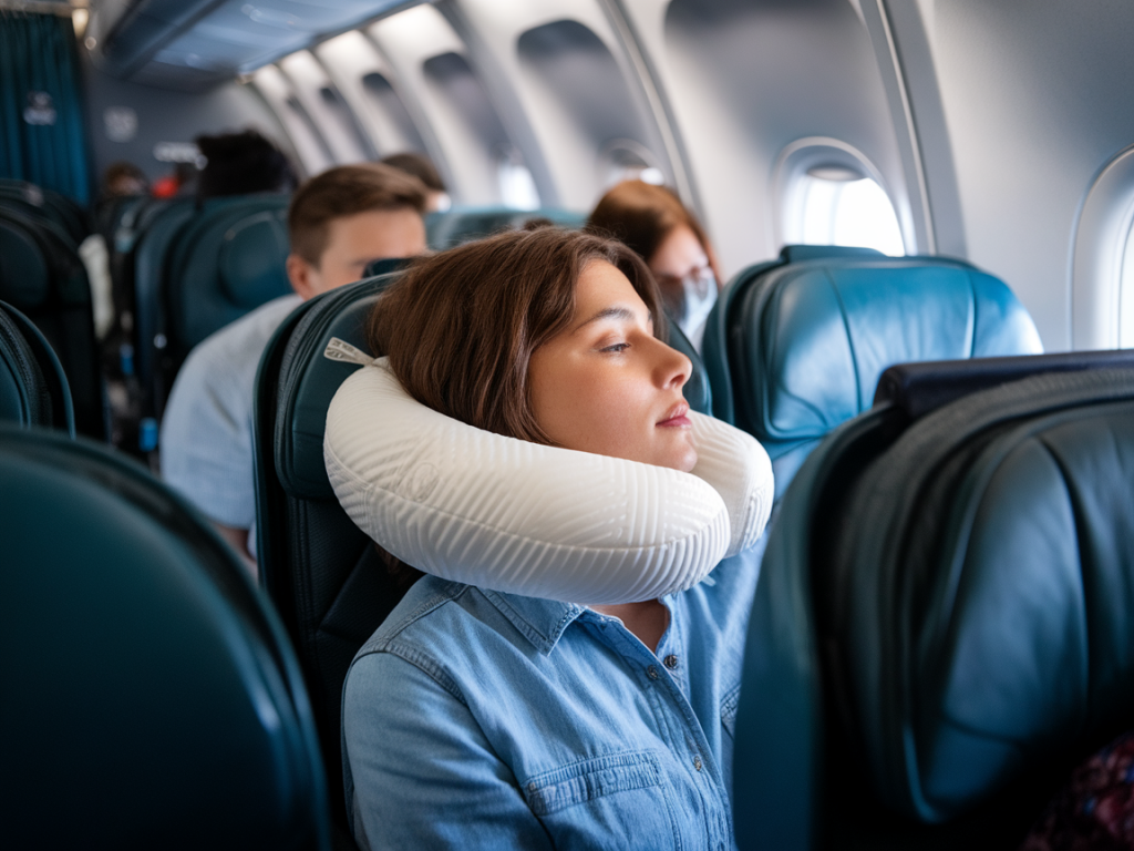 Wie teste ich das reise-kopfkissen von fabricante x in einem achtstundigen flug, ohne es vorher zu kaufen?