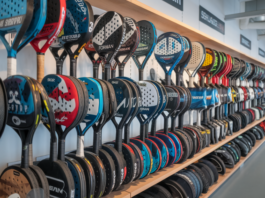 Shop bandeja: padel schläger, marken, formen, beratung & e-club