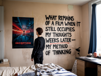 Was bleibt von einem Film, wenn er mich Wochen später noch beschäftigt – meine methode zum nachdenken?